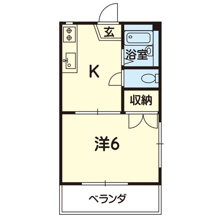 大江サンハイツの間取り