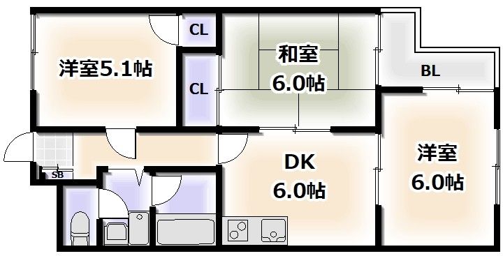 パークハイツの間取り