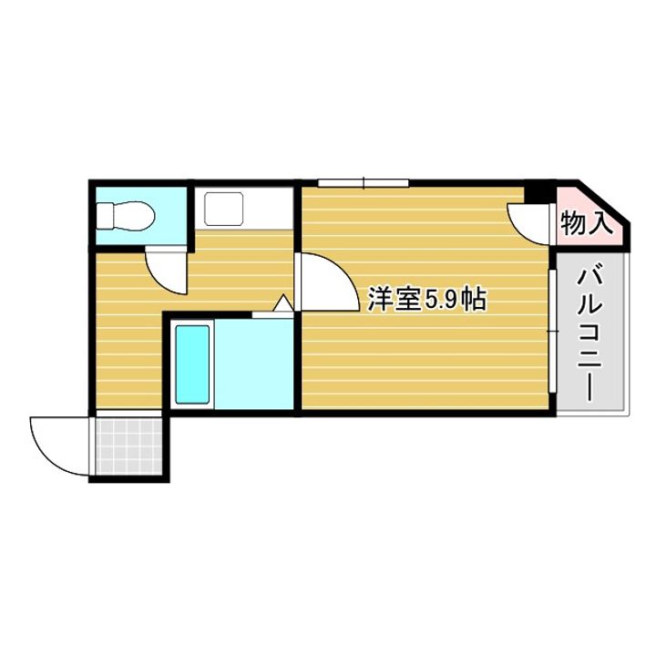 サウスゲート北堀江の間取り