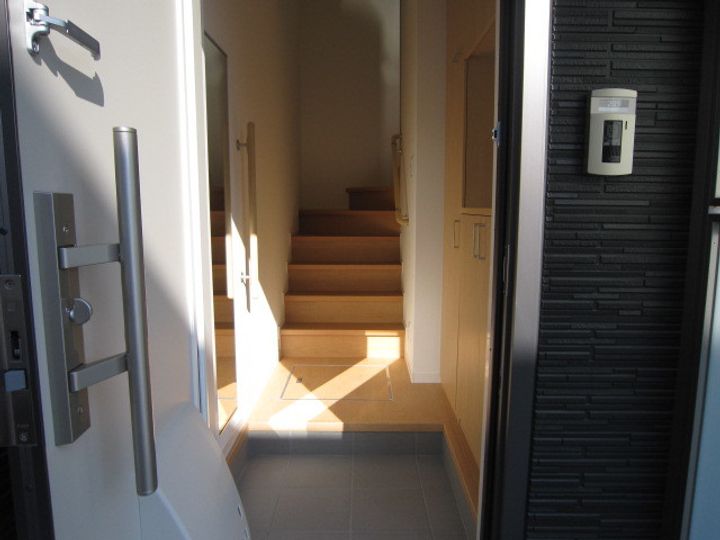 岡山県倉敷市船穂町船穂(アパート)の賃貸物件の玄関