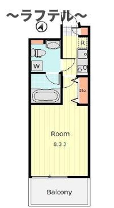 プロぺ所沢ビルIIの間取り