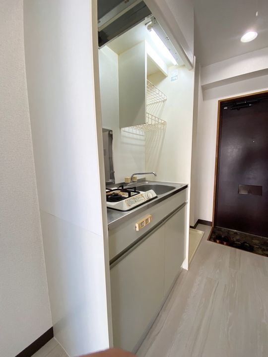 神奈川県川崎市中原区中丸子(マンション)の賃貸物件のキッチン