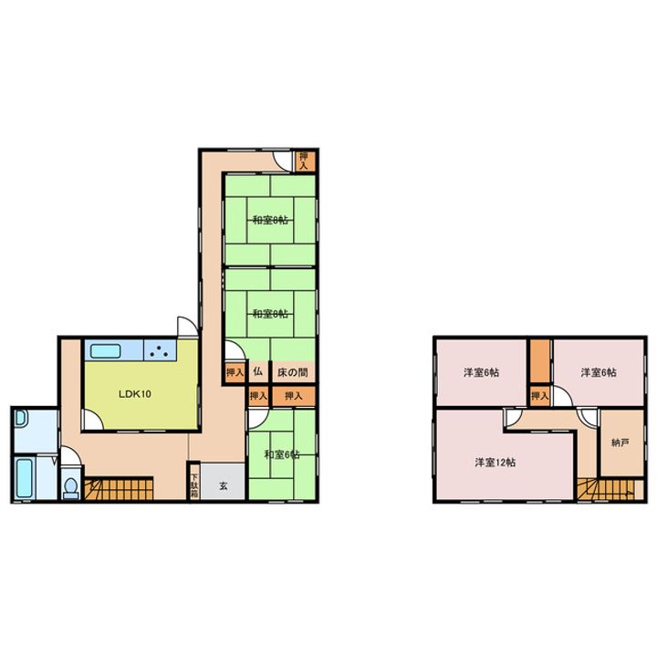 ジュネスKASUGAの間取り