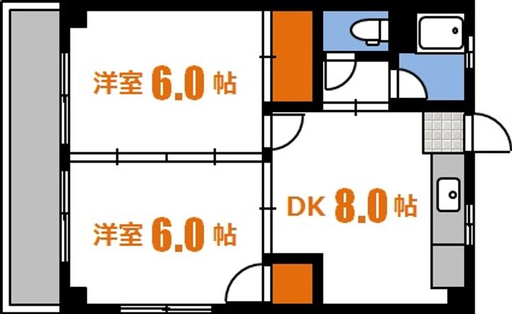 香川ビルの間取り