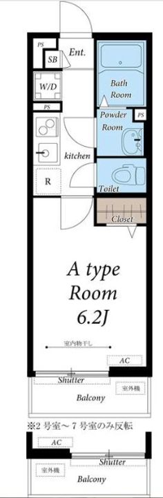 リブリ・ラヴィアンローズ・国立の間取り