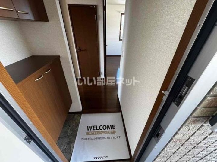 福島県郡山市御前南4(アパート)の賃貸物件の玄関