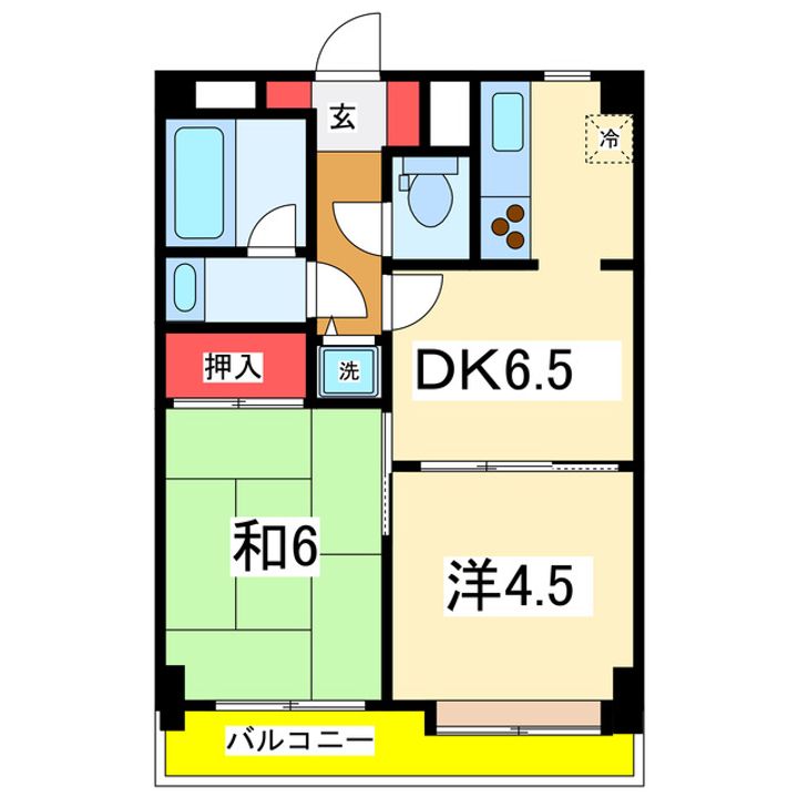 ダイアパレス本町第2の間取り