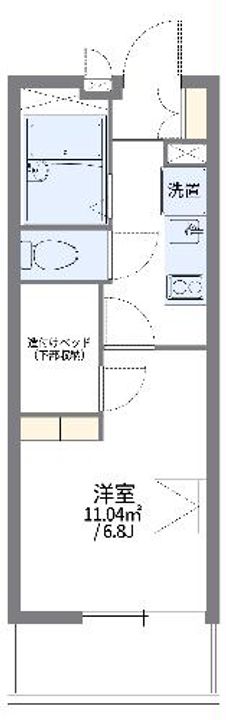 レオパレスMotionBlueの間取り