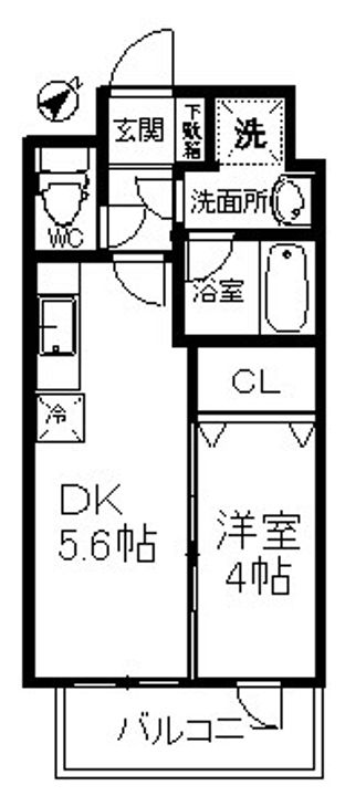 エルスタンザ子平町の間取り