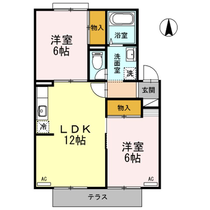 ファームハイツMIの間取り