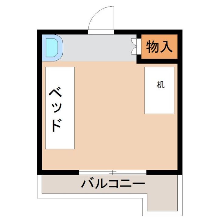 ドーミー赤池の間取り