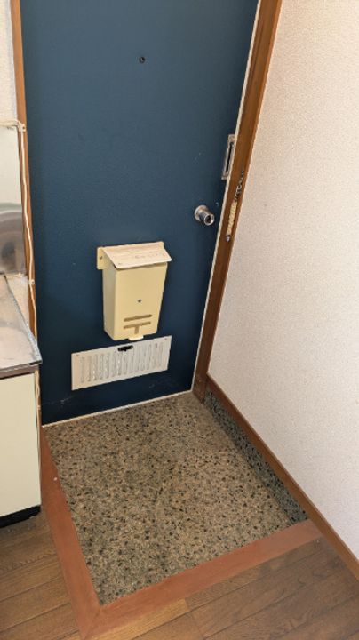 新潟県加茂市新栄町(アパート)の賃貸物件の玄関