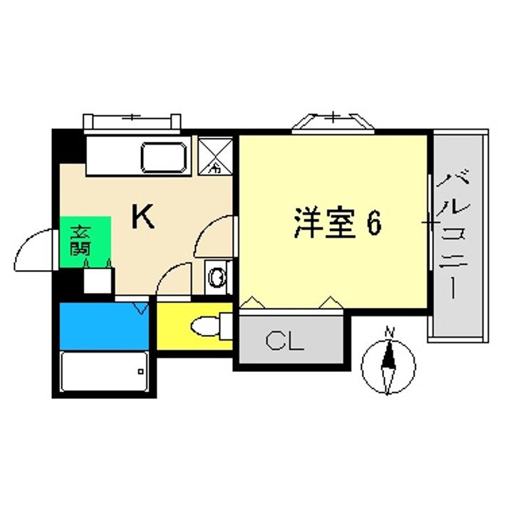 岩崎ハイツIIの間取り