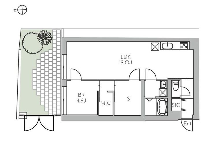 THE GRANDUO CHITOFUNAの間取り
