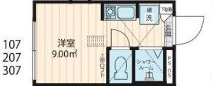 Nano上落合の間取り