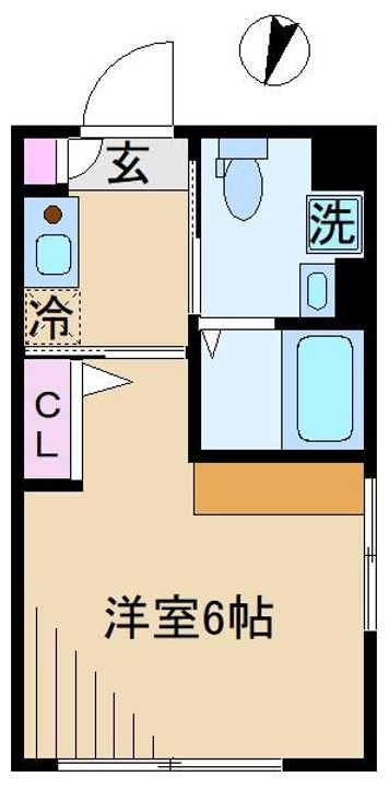 東京都北区東十条4(マンション)の賃貸物件の間取り