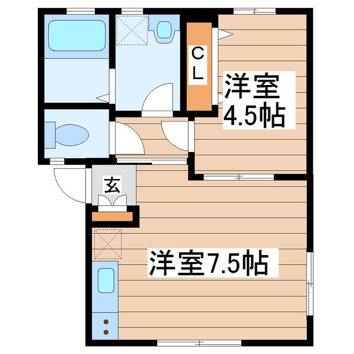 イーストハウスの間取り