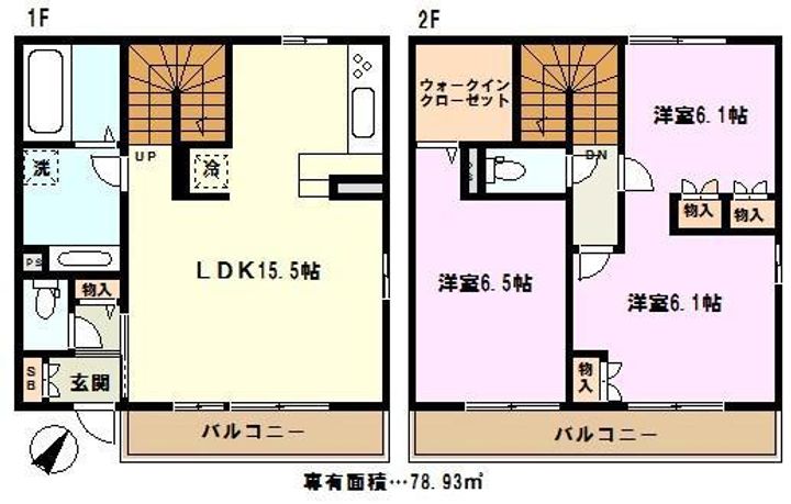 埼玉県川口市西川口5(一戸建)の賃貸物件の間取り