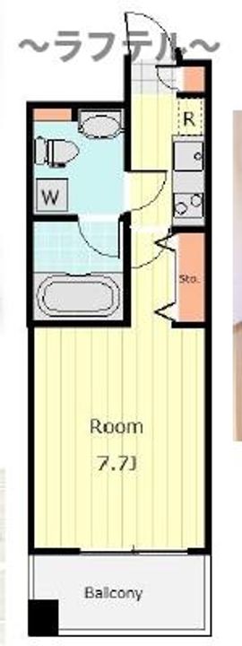 プロぺ所沢ビルIIの間取り