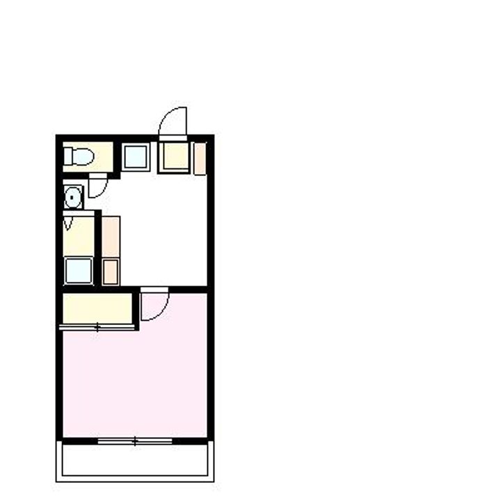 ハイツ北斗の間取り