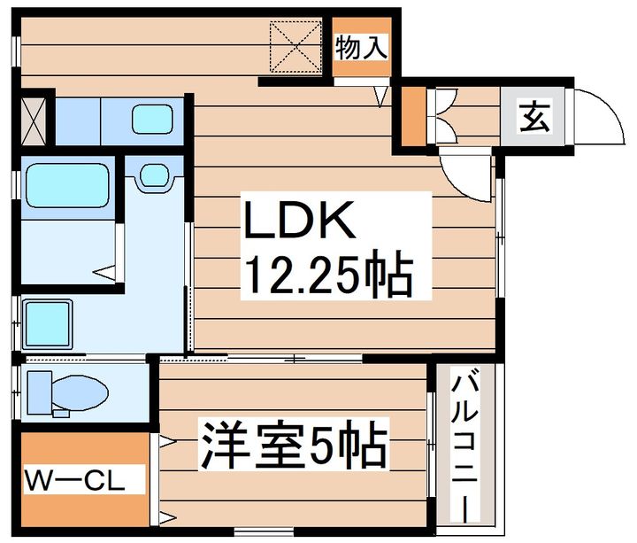 クオーレ木ノ下の間取り