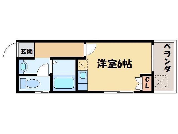 別子コーポの間取り