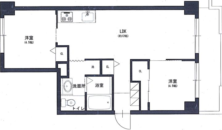 新小岩サマリヤマンションの間取り
