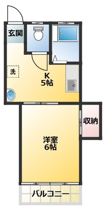 ベルメゾン菊地の間取り