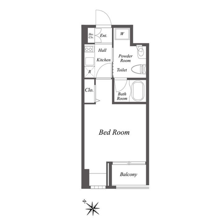 ニューシティアパートメンツ新川IIの間取り
