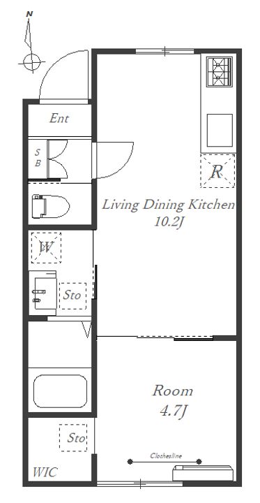 Kukka綱島の間取り