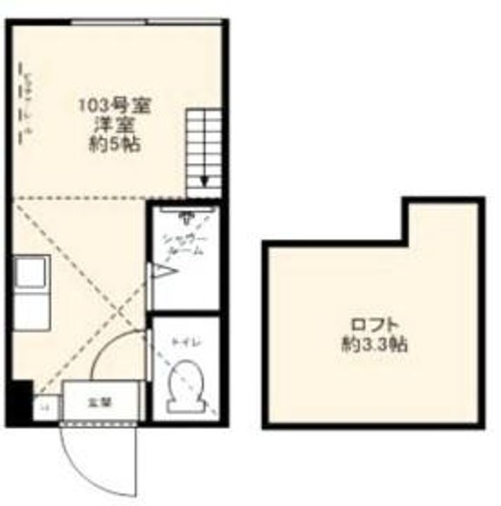 東京都板橋区前野町4(アパート)の賃貸物件の間取り