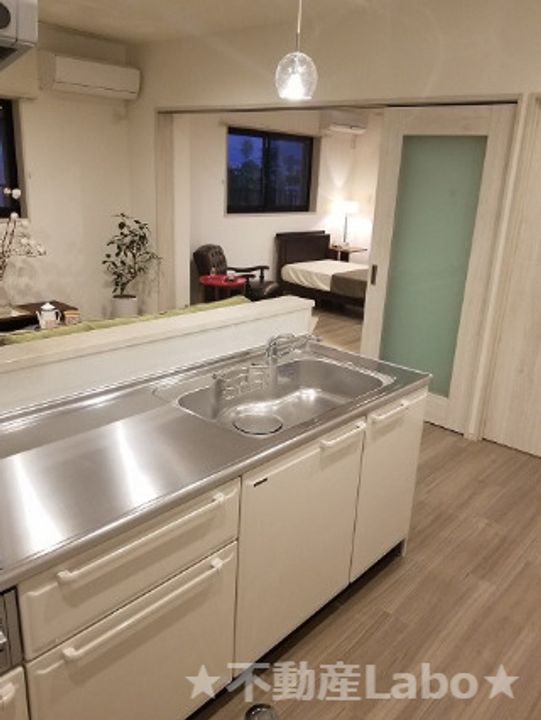 徳島県板野郡松茂町笹木野字八北開拓(アパート)の賃貸物件のキッチン
