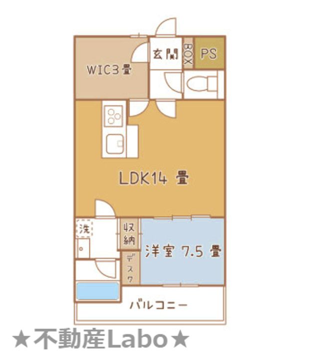 徳島県板野郡松茂町笹木野字八北開拓(アパート)の賃貸物件の間取り