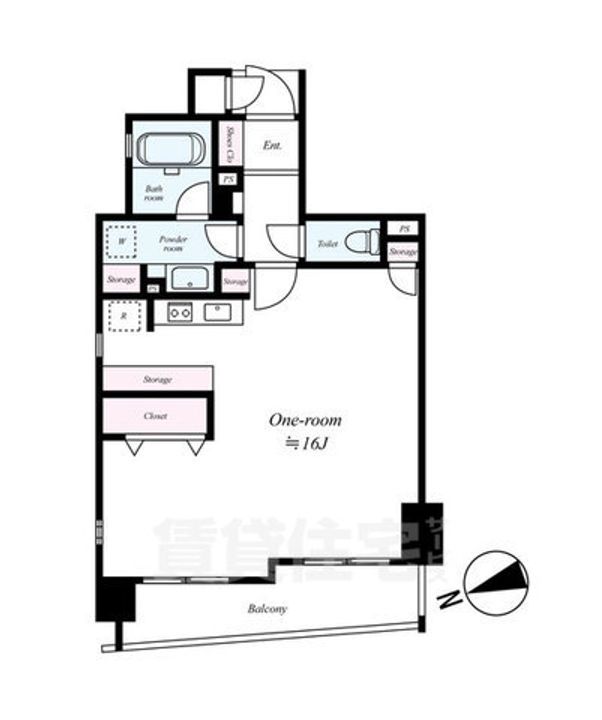 アシュランス新町の間取り