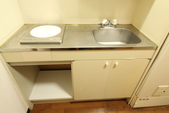 上所グリーンタウンC棟のキッチン
