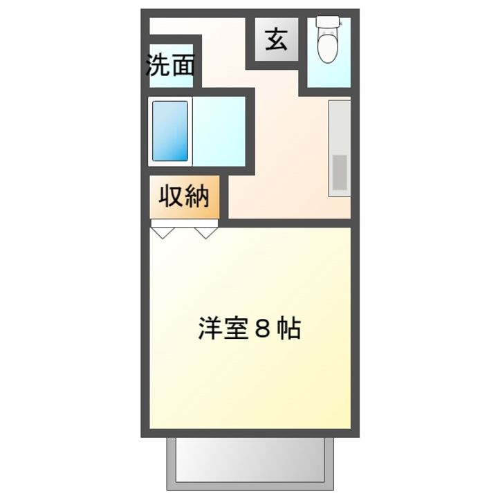 コーポMAの間取り