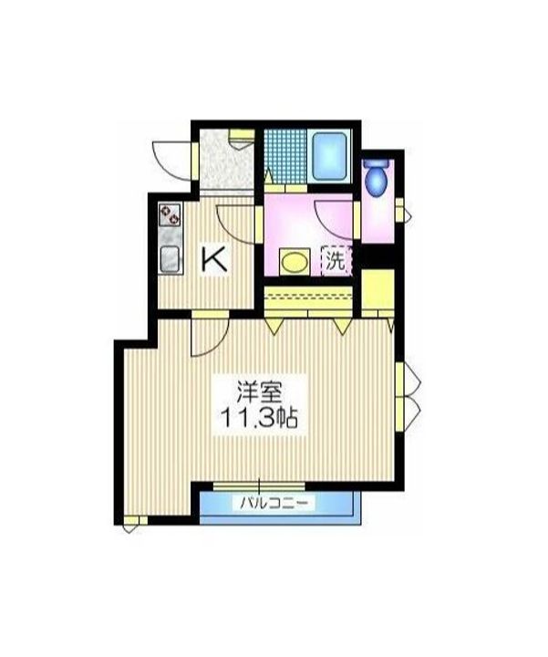 東京都目黒区祐天寺2(マンション)の賃貸物件の間取り