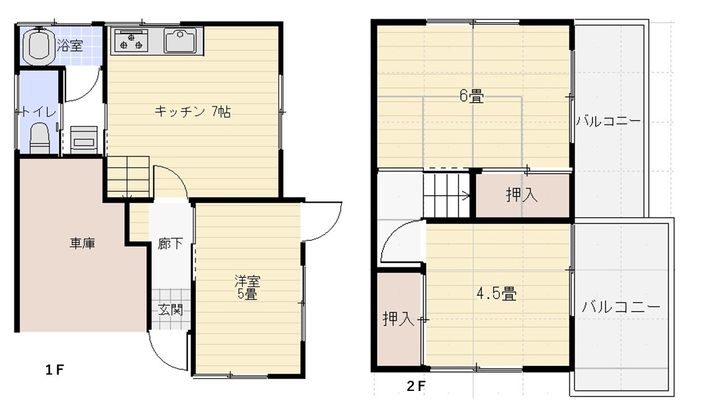 埼玉県三郷市戸ケ崎1(一戸建)の賃貸物件の間取り