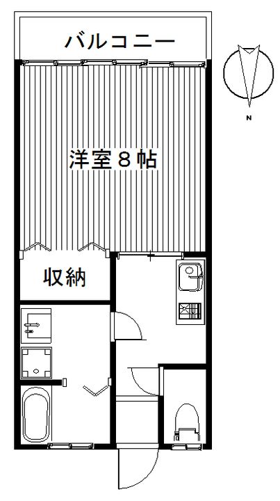 フォンティーヌ2の間取り