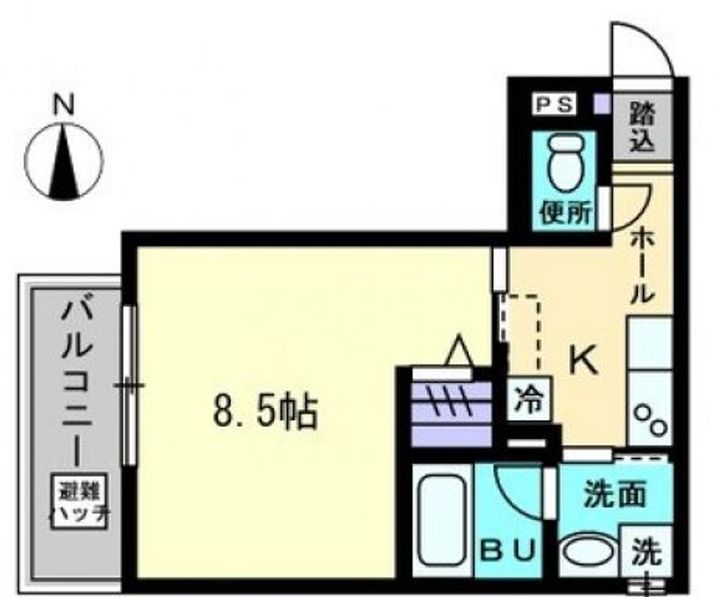 広島県福山市東町3(マンション)の賃貸物件の間取り