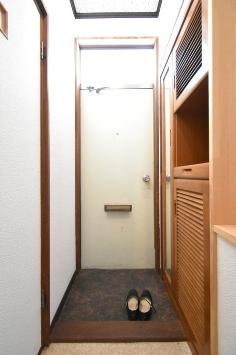 サンハイツ中央の玄関