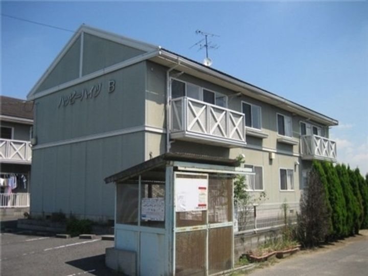 岡山県倉敷市新田の賃貸アパートの外観