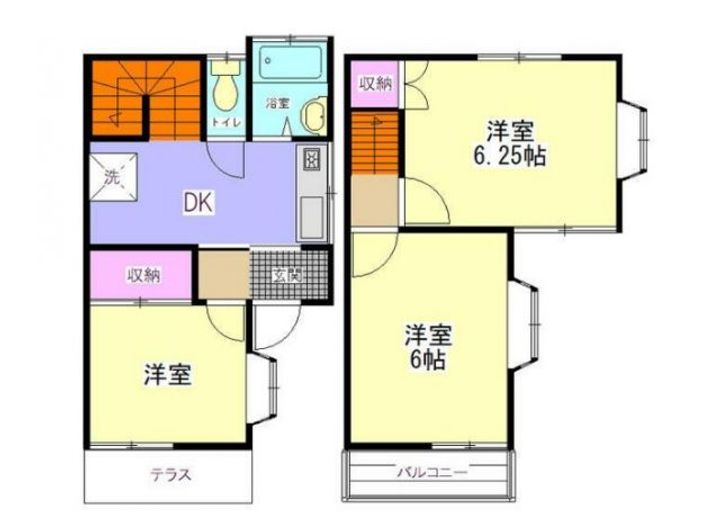 神奈川県相模原市中央区陽光台7(一戸建)の賃貸物件の間取り