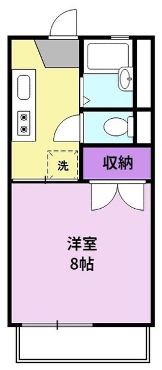 ウッディハイツの間取り