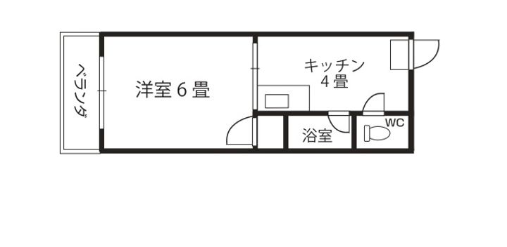 東町菊屋ランドマークマンションの間取り