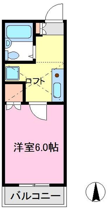エステート北小金C棟の間取り