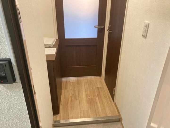 コーポ西翠の玄関