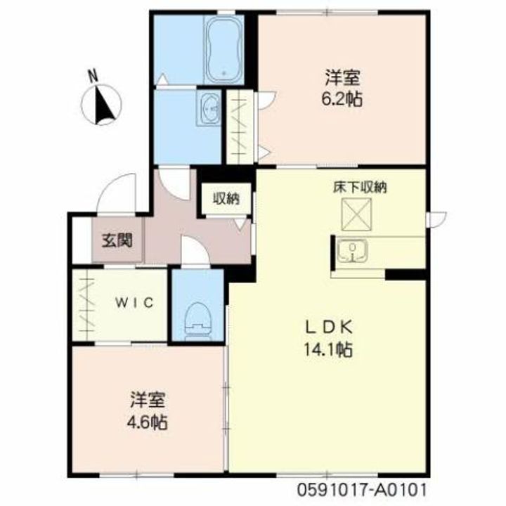 SKガーデン Aの間取り