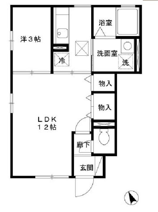 フォンティーヌの間取り
