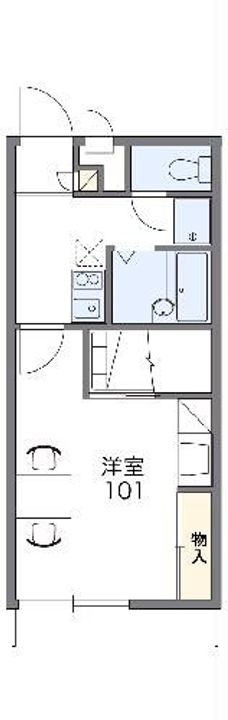レオパレスフリージアの間取り